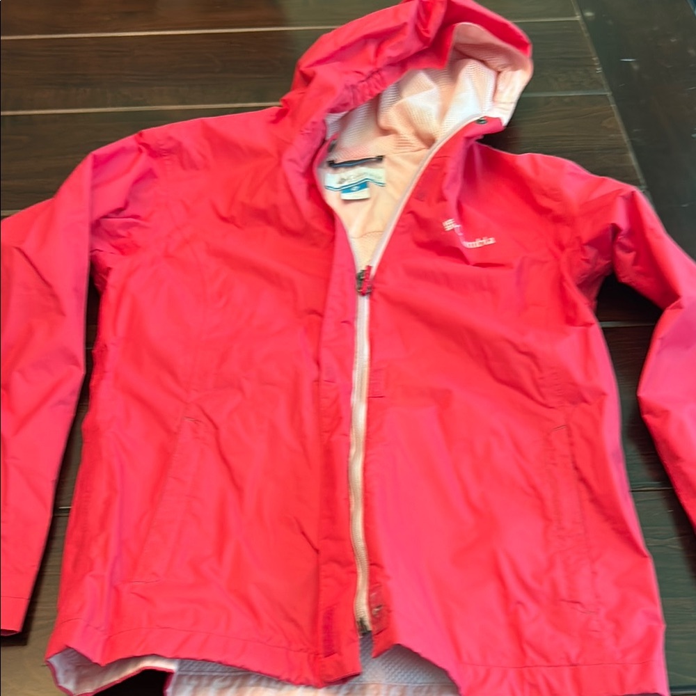 Columbia Kids' Bright Pink Raincoat